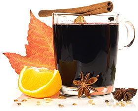 Gl&Atilde;&frac14;hwein mit Zimt und Anis