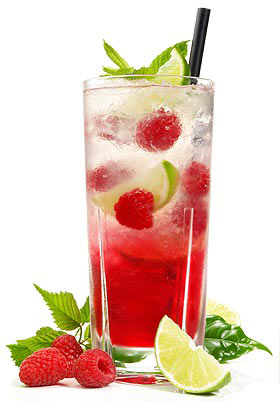 Himbeer Mojito alkoholfrei