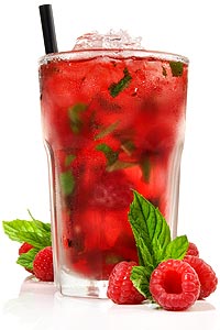 Himbeer Mojito Cocktail