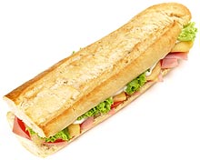 Croque mit Schinken, Tomate - K&auml;se &uuml;berbacken