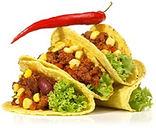 Tacos mit Chili con Carne
