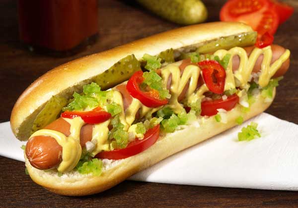 Hot Dog Chicago Style 