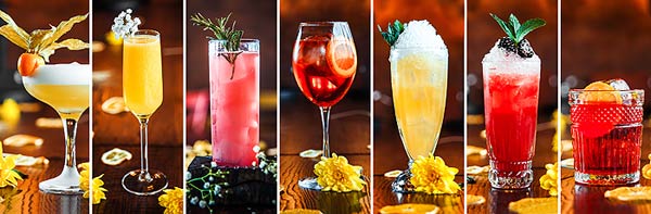 Klassische Cocktails mit Bild 