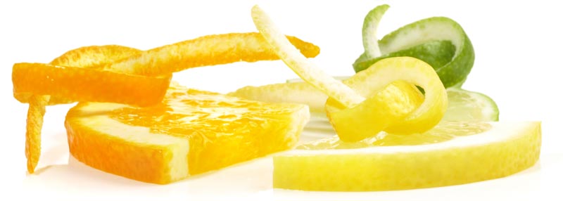 Mit Orangenschale dekorieren