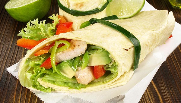 Chicken Wrap mit Avocado