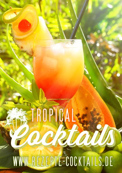 Tropical Cocktail-Poster
