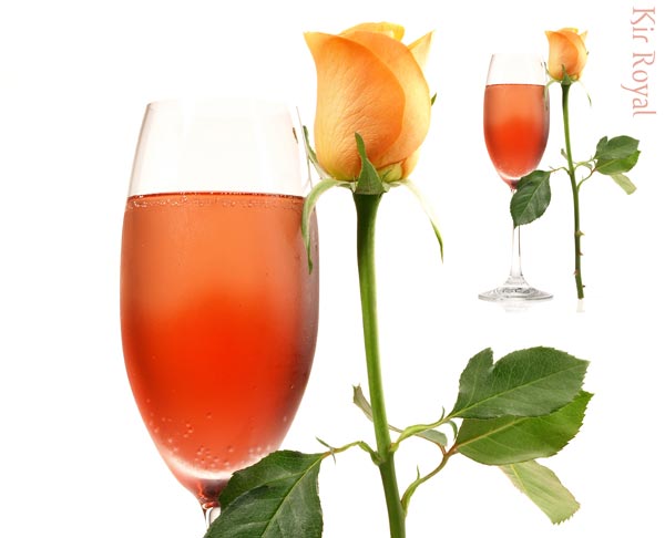 Cocktail-Poster Kir Royal