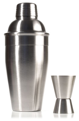 Cocktailshaker mit Jigger